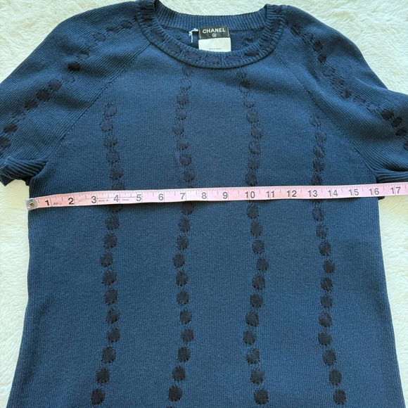 CHANEL women blouse size 44FR or XL Authentic Retail 1850$ - Picture 10 of 11